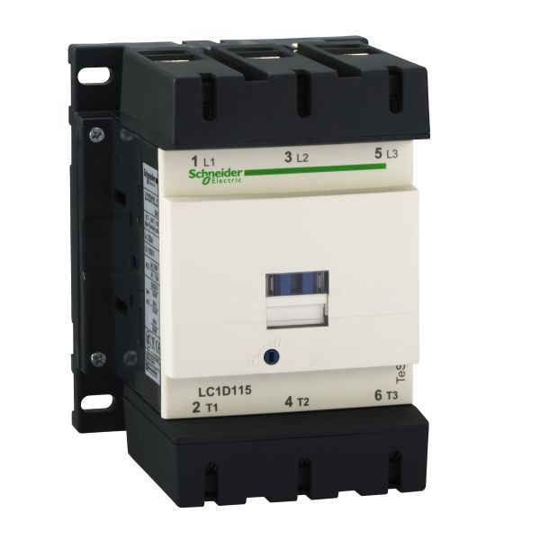 Schneider Electric LC1D115BD Leistungsschütz LC1D 3-polig +1S+1Ö 55 kW 115 A 400 V AC3 Spule 24 V DC