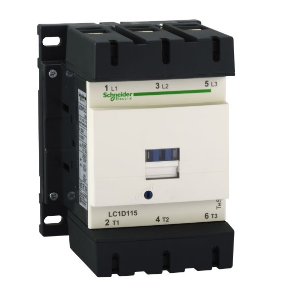 Schneider LC1D115SD Leistungsschütz LC1D 3p, +1S+1Ö, 55 kW, 115 A, 400 V AC3, Spule 72 V DC