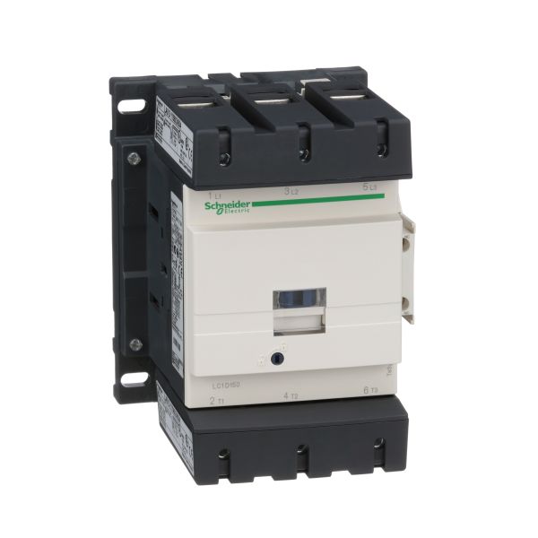 Schneider Electric LC1D150B7 Leistungsschütz LC1D 3-polig +1S+1Ö 75 kW 150 A 400 V AC3 Spule 24 V AC