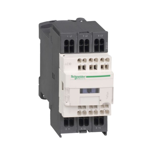 Schneider LC1D253P7 Leistungsschütz LC1D 3p, +1S+1Ö, 11 kW, 25 A, 400 V AC3, Spule 230 V AC