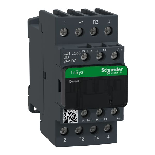 Schneider LC1D258BD Leistungsschütz LC1D 4p, +1S+1Ö, Spule 24 V DC