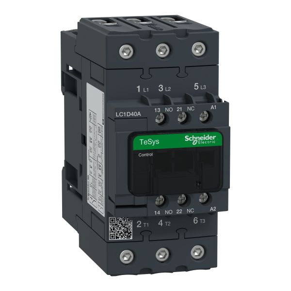 Schneider LC1D40AFE7 Leistungsschütz LC1D 3p, +1S+1Ö, 18.5 kW, 40 A, 400 V AC3, Spule 115 V AC