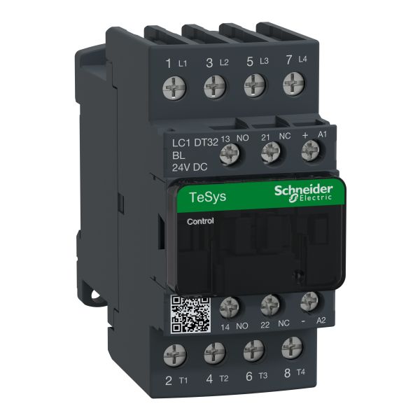 Schneider LC1DT32BL Leistungsschütz LC1D 4p, +1S+1Ö, Spule 24 V DC