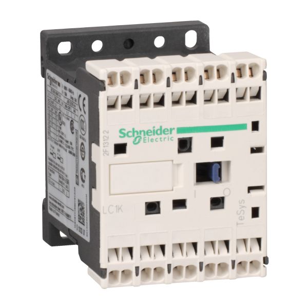 Schneider LC1K06013P7 Leistungsschütz LC1K 3p, +1Ö, 2.2 kW, 6 A, 400 V AC3, Spule 230 V AC