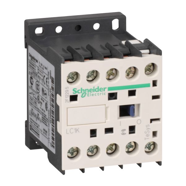 Schneider Electric LC1K0601E7 Leistungsschütz LC1K 3-polig +1Ö 2.2 kW 6 A 400 V AC3 Spule 48 V AC