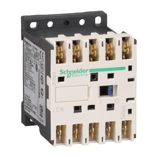 Schneider LC1K06107P7 Leistungsschütz LC1K 3p, +1S, 2.2 kW, 6 A, 400 V AC3, Spule 230 V AC