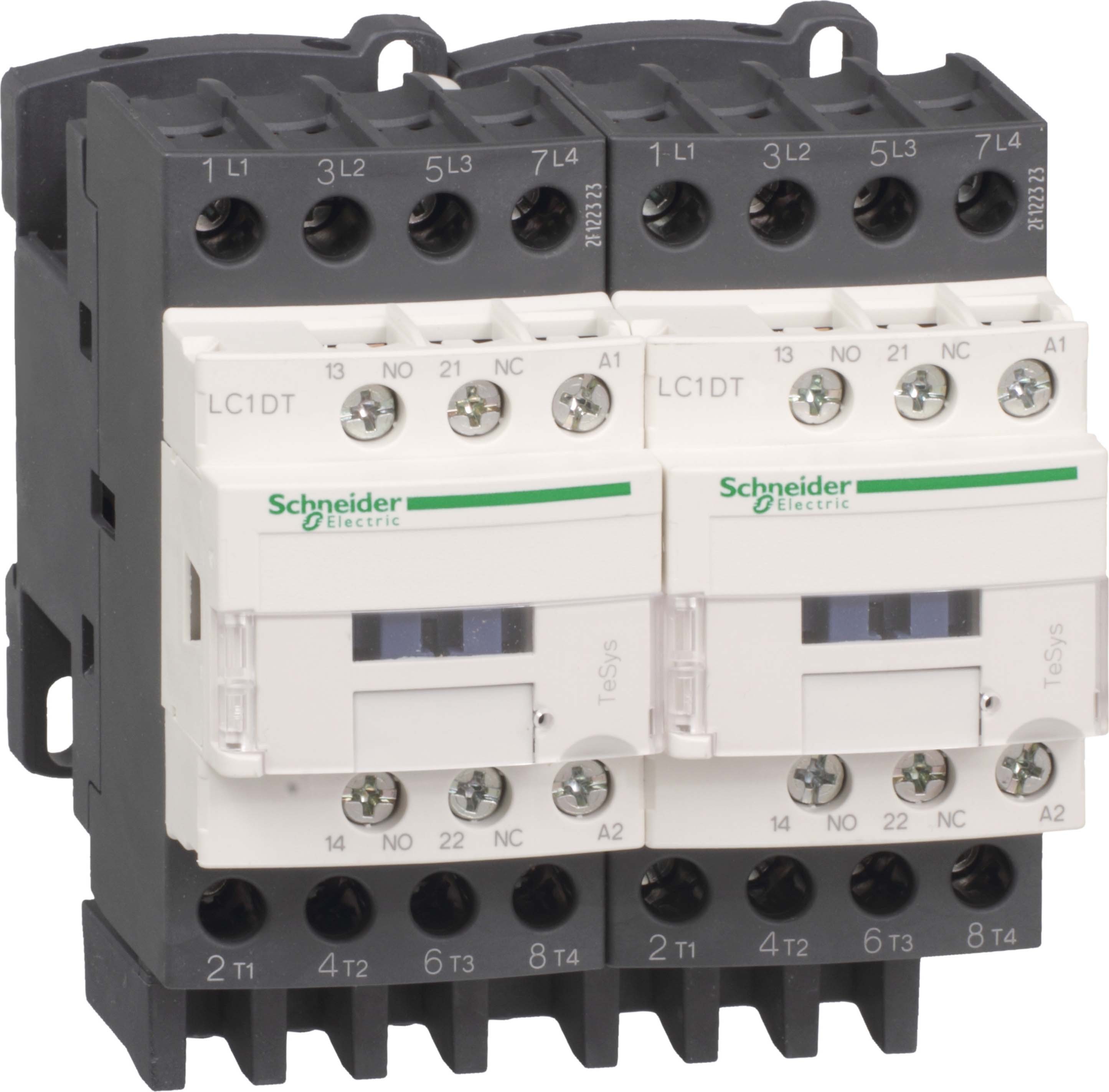 Schneider LC2DT40P7 Wendeschützkombination, 4p, 40A/AC1, Spule 230V 50/60Hz