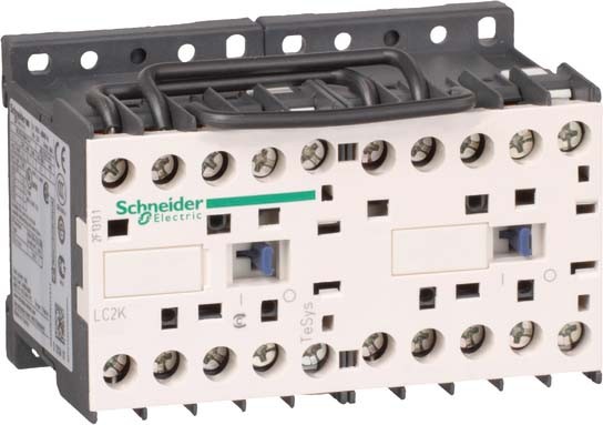Schneider Electric LC2K0610B7 Wendeschützkombination 3-polig +1S 2,2kW/400V/AC3 6A Spule 24V 50/60Hz