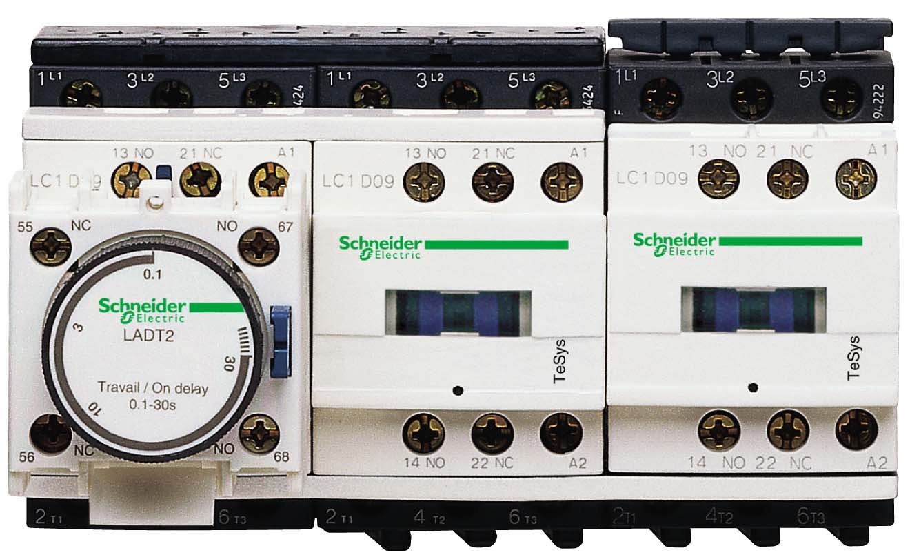 Schneider LC3D320AP7 Stern-Dreieck Schützkombination, 25kW, 230V 50/60Hz