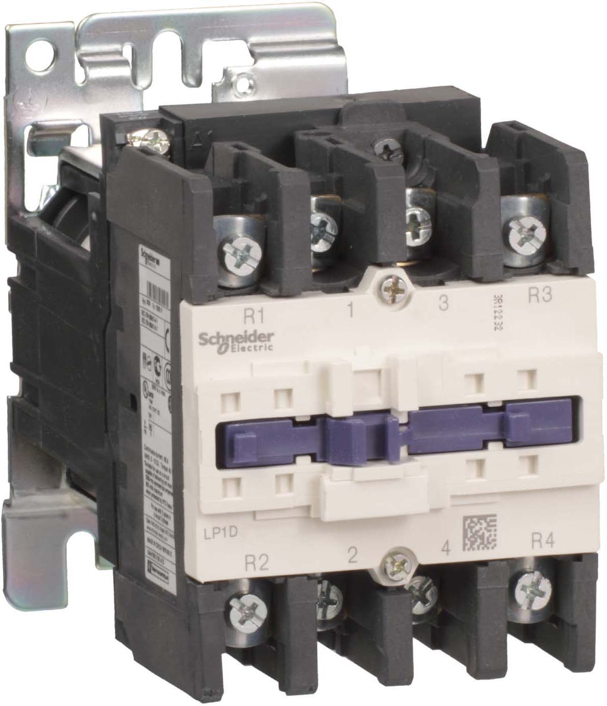Schneider LP1D65008BD Leistungsschütz, 4p (2S+2Ö), 80A/AC1, Spule 24V DC