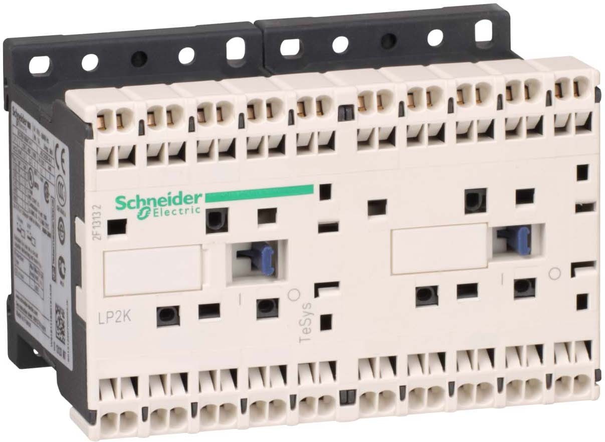 Schneider LP2K06013BD Wendeschützkombination, 3p+1Ö, 2,2kW/400V/AC3, 6A, 24VDC
