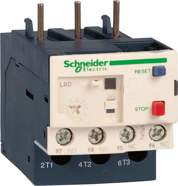 Schneider LR3D06 Motorschutzrelais, thermisch, 1-1,6A, 1S+1Ö, Klassse 10, kein Differenzialschutz