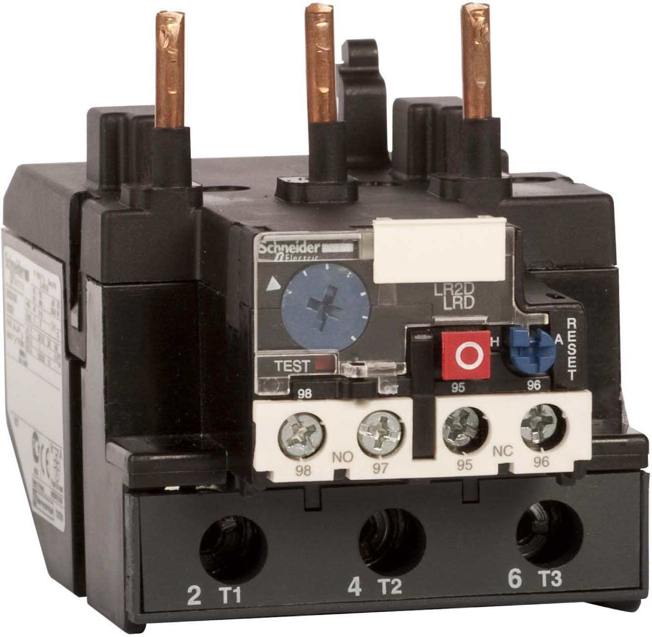 Schneider LR3D35 Motorschutzrelais, thermisch, 30-38A, 1S+1Ö, Klassse 10, kein Differenzialschutz
