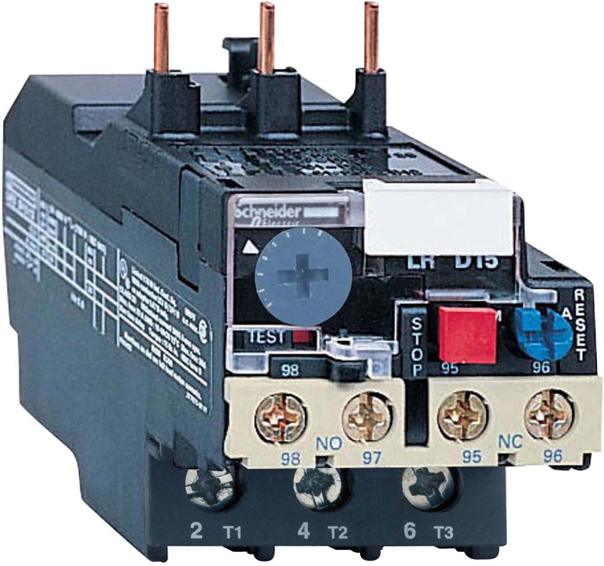 Schneider LRD1510 Motorschutzrelais, 4-6A, 1S+1Ö, Klasse 20