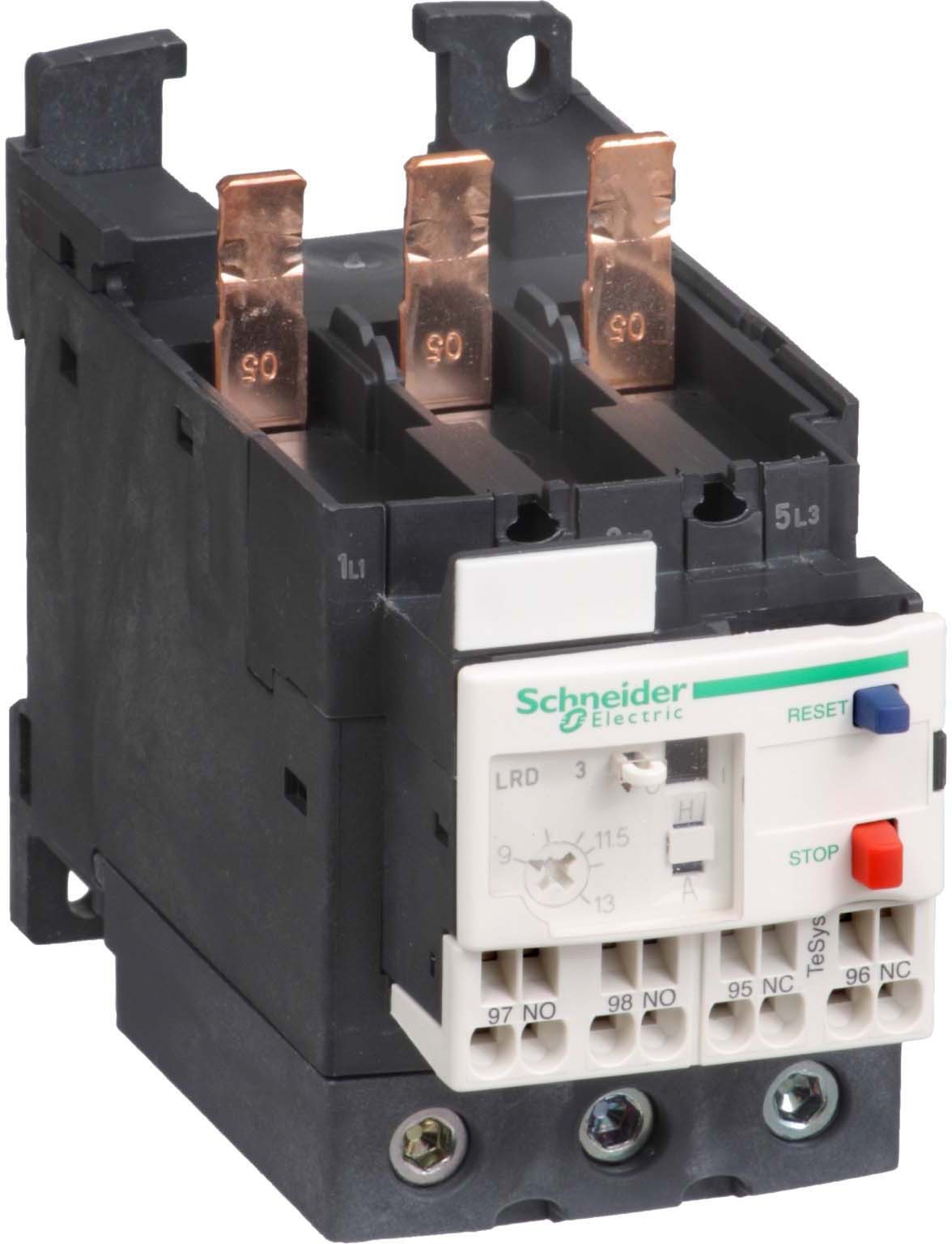 Schneider LRD3503 Motorschutzrelais, 37-50A, 1S+1Ö, Klasse 10A, Federzuganschluss