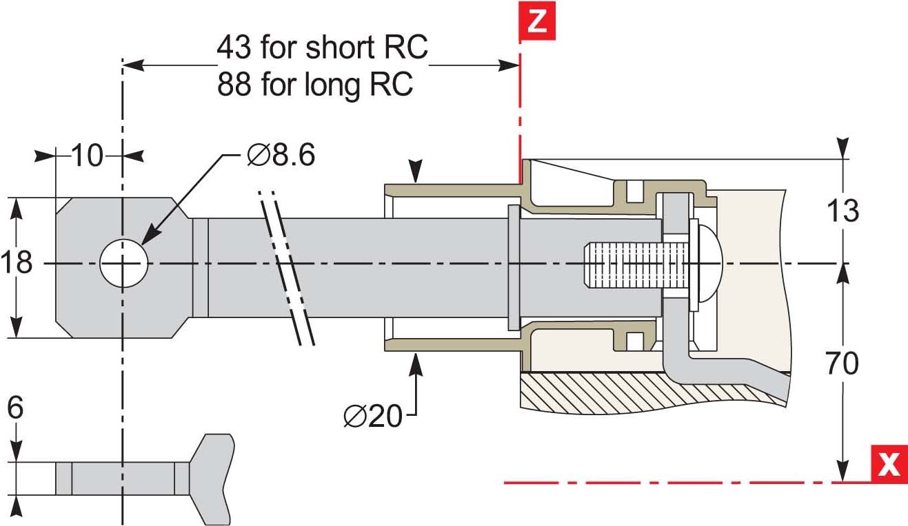 Schneider LV429235 Rückseitige Anschlüsse Kurz für 1P (2Stk)