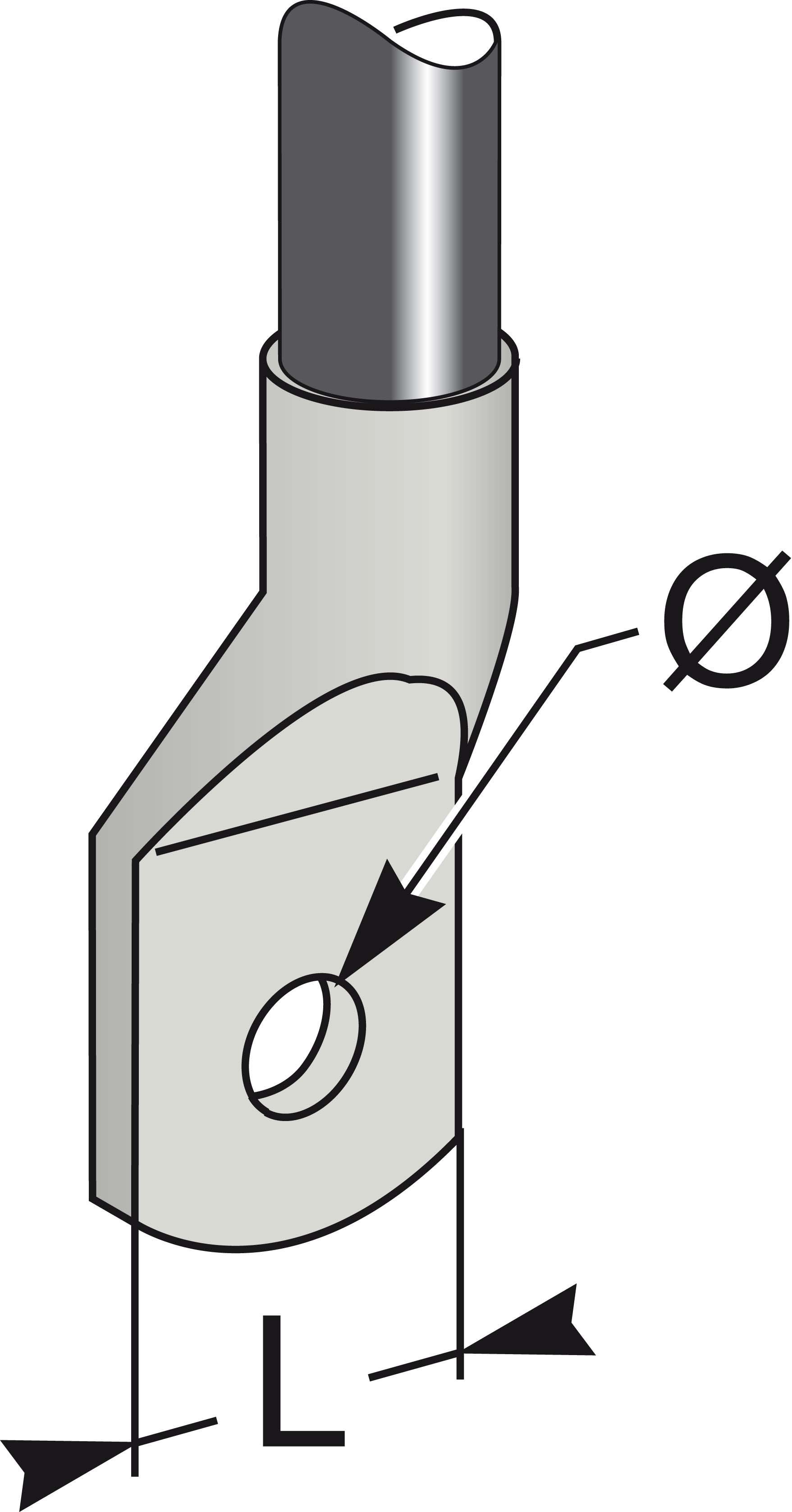 Schneider LV429252 Gecrimpte Kabelschuhe für Kupfer-Kabel (3 Stk.), 120mm², mit Phasentrennern