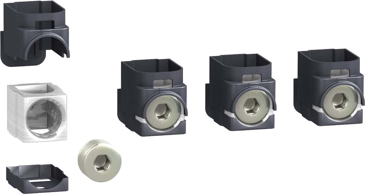 Schneider LV429260 Rahmenklemme 250A für ComPact NSX100/250 4P (4Stk)