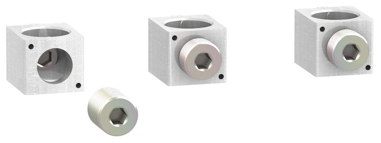 Schneider LV432479 Anschluss-Klemmen für 1 Kabel (3 Stk.), 1x 35-300mm², für INS/INV320-630 und ComPact NSX400-630