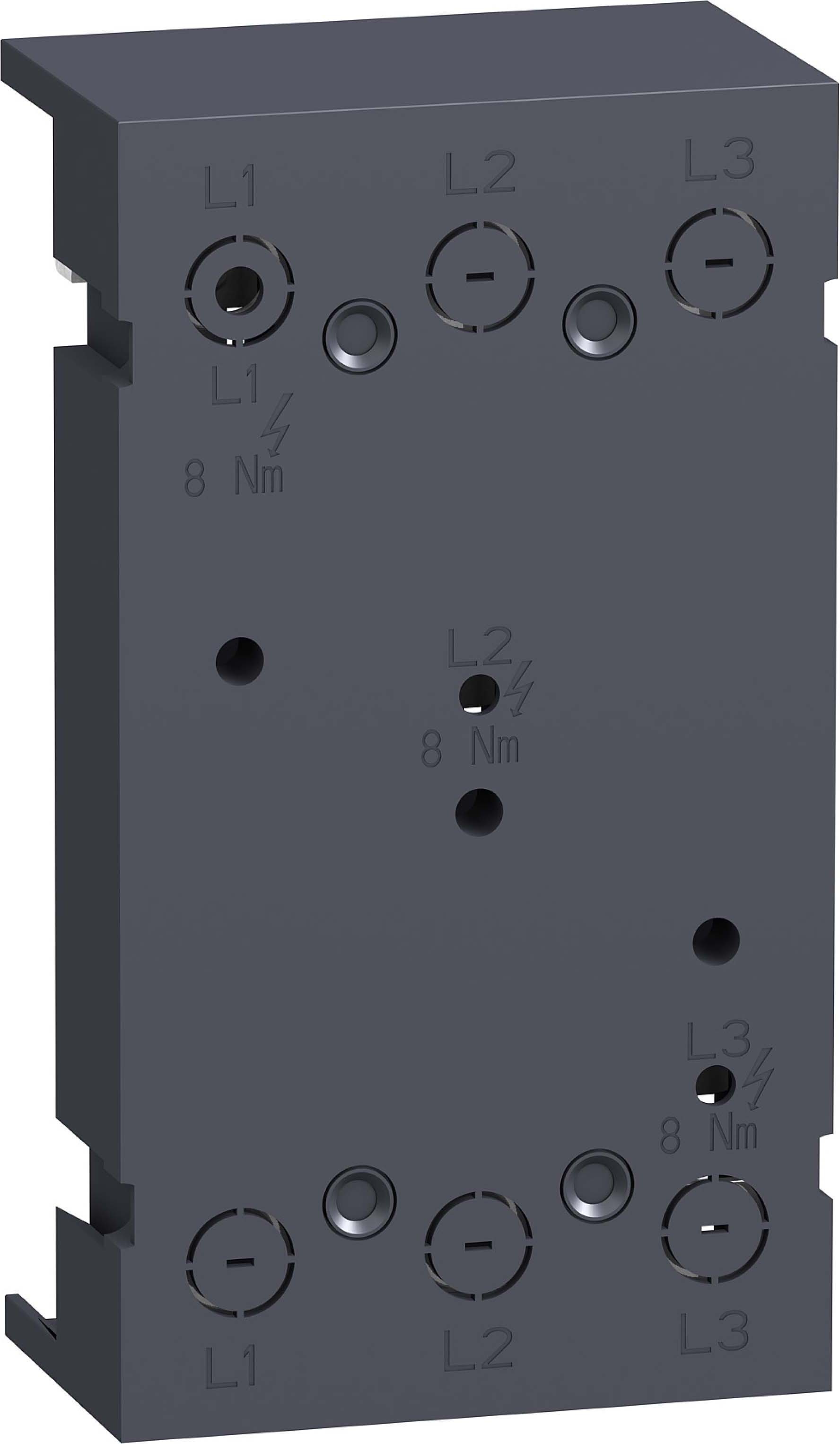 Schneider LV432623 Adapter für Sammelschienensystem, 60mm, 3P, ComPacT NSX400-630, IP20