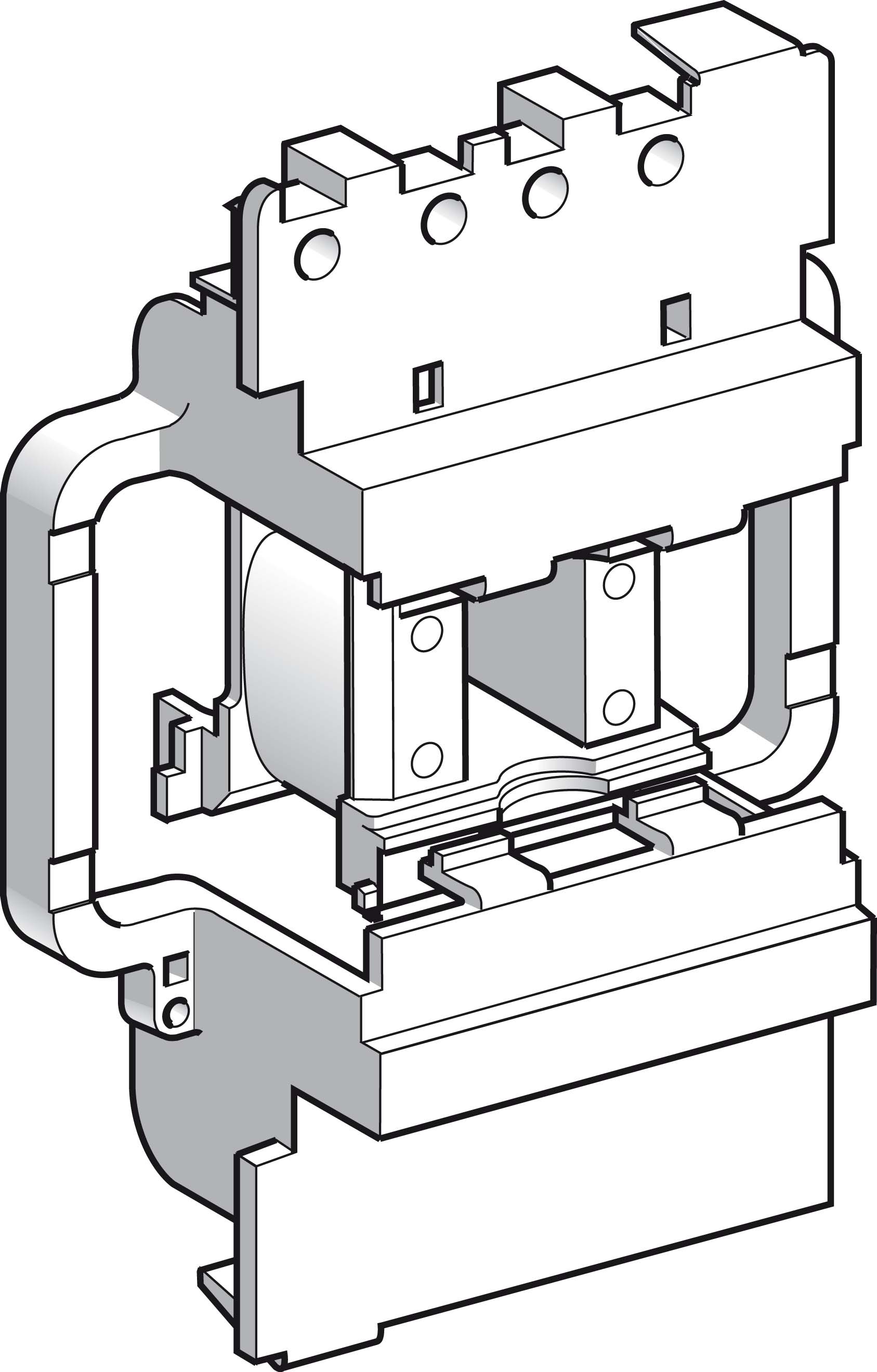 Schneider LX1D8F7 Schützspule, 110V 50/60 Hz, Geräuscharm