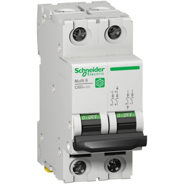 Schneider M9U11206 Multi 9 OEM LS-Schalter C60H-DC 2-polig 6A B-Char. 500V-DC UL1077