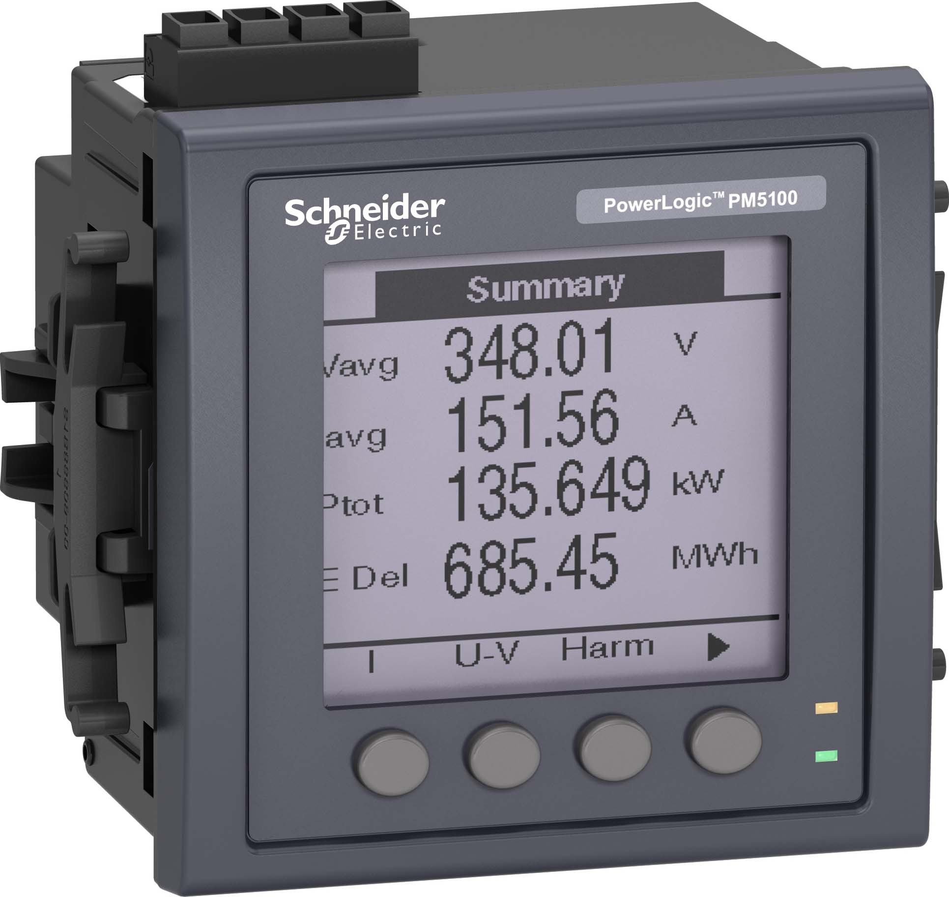 Schneider METSEPM5111 Universalmessgerät PM5111, Modbus RTU, MID konform, bis zur 15. Harmonischen, 1 Digitalausgang, Genauigkeitsklasse 0,5s