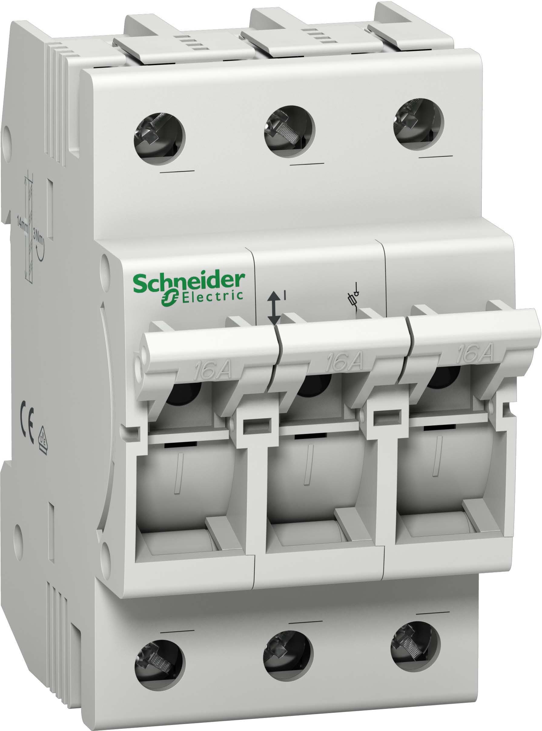 Schneider MGN01316 Sicherungs-Lasttrennschalter D01, 3P, 16A