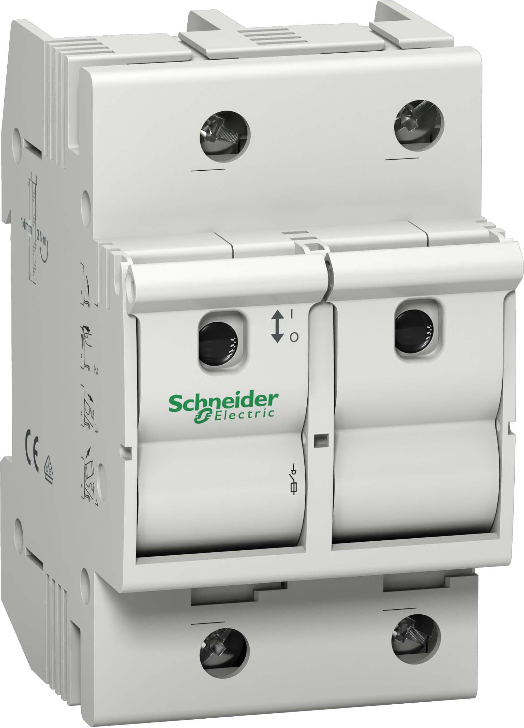 Schneider MGN02363 Sicherungs-Lasttrennschalter D02, 3P, 63A