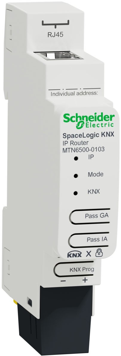Schneider Electric MTN6500-0103 SpaceLogic KNX IP-Router DIN-Schiene