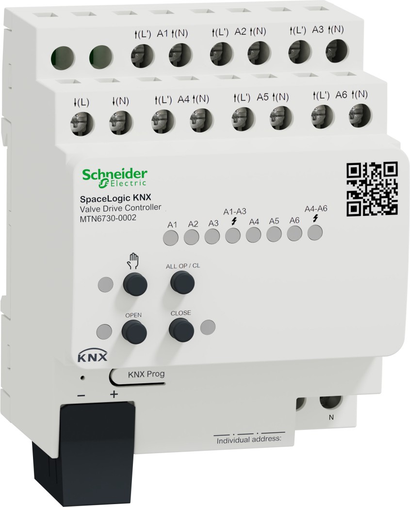 Schneider Electric MTN6730-0002 SpaceLogic KNX Ventilantriebsaktor