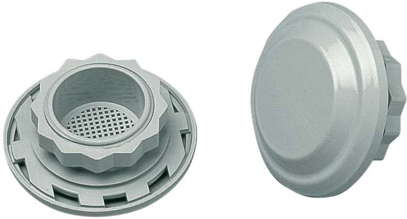 Schneider NSYCAG38LP Entlüftungsdeckel, 38mm, IP45
