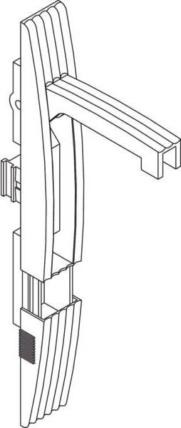 Schneider NSYEBMPLAG 7035 Standard Ersatzhandgriff