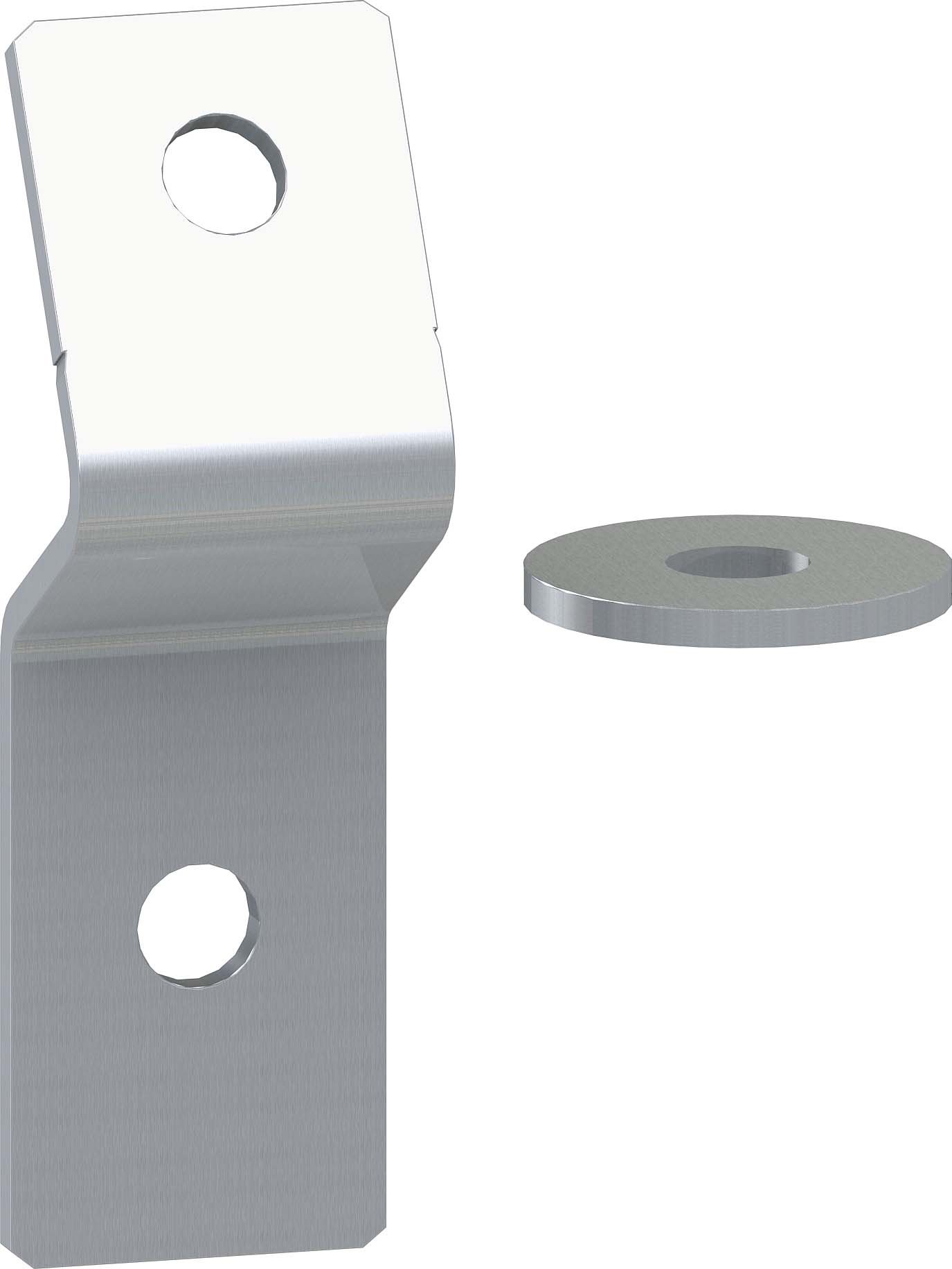 Schneider NSYEDCO Set, 2 Bügel für Erdungssammelschiene für Gehäuse PanelSeT WM.