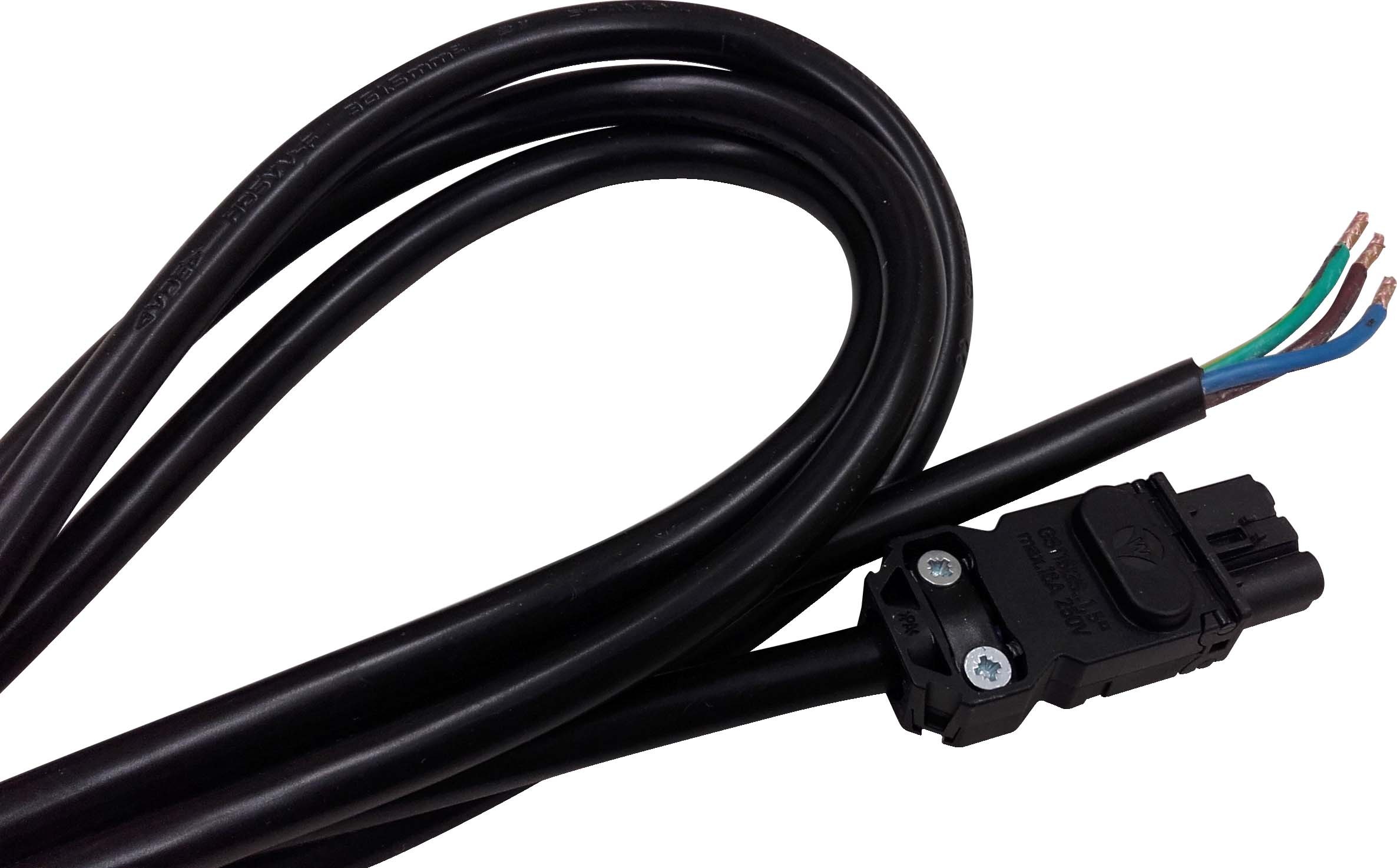 Schneider NSYLAM3M Netzkabel 3 m lang für IEC-Multifixierungs-LED-Lampen