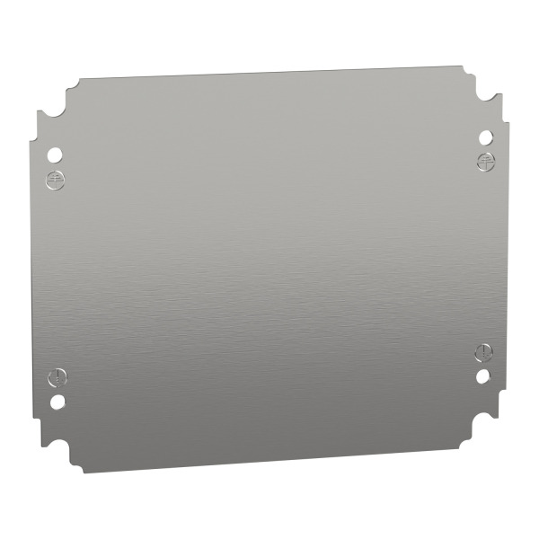 Schneider NSYMM3025 Einfache Montageplatte H300xB250mm aus verzinktem Stahl