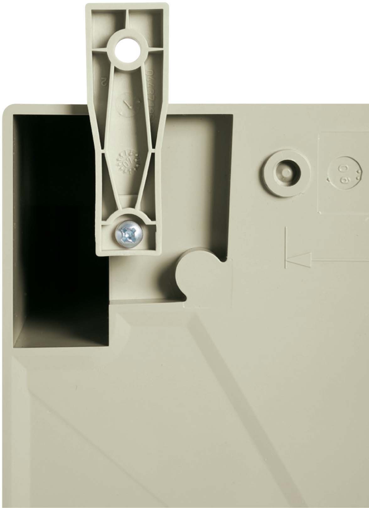 Schneider NSYPFPLM32G 7035 Wandlaschensatz Kunstst.Plm32