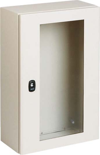 Schneider NSYS3D4420T PanelSeT S3D tspt Tür ohne Montageplatte. H400xB400xT200 IP66 IK08 RAL7035.