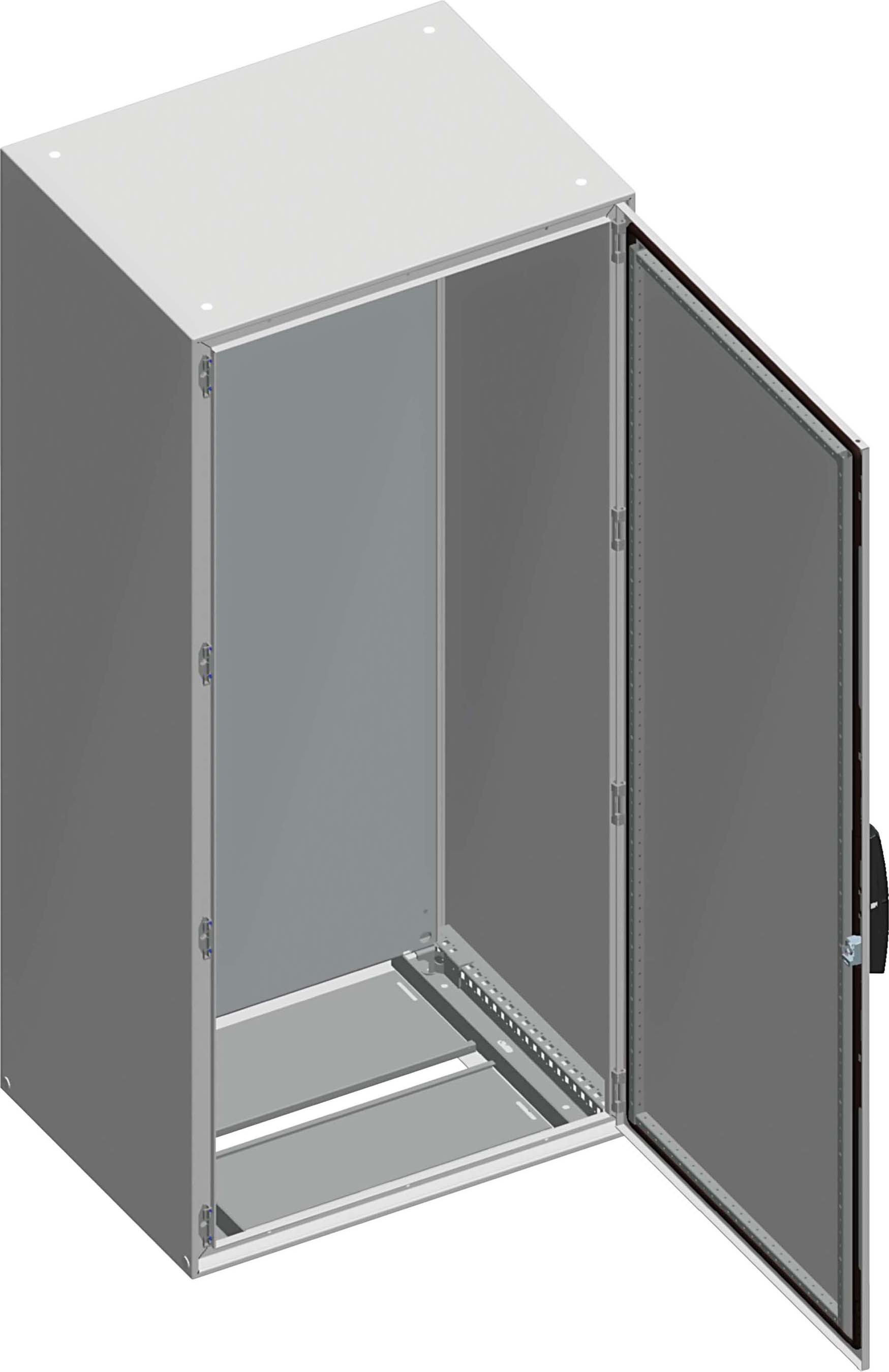 Schneider NSYSM2012402DP PanelSeT SM-Monobloc-Standschrank mit Montageplatte, 2000x1200x400mm