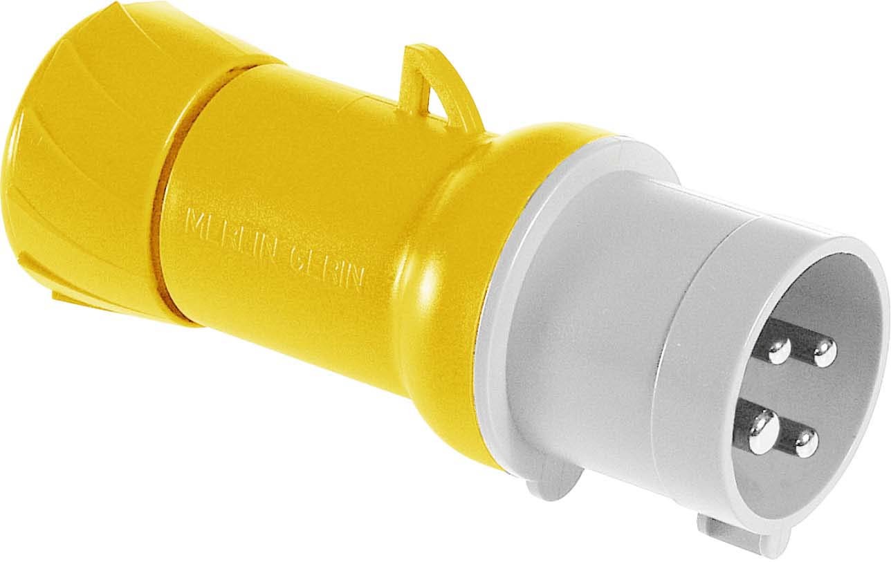 Schneider Electric PKE16M414 CEE Stecker Schraubklemmen 16A 3-polig +E 100-130 V AC IP44