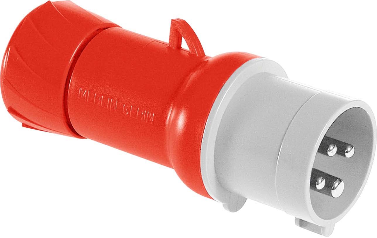 Schneider PKE16M434 CEE Stecker, Schraubklemmen, 16A, 3p+E, 380-415 V AC, IP44