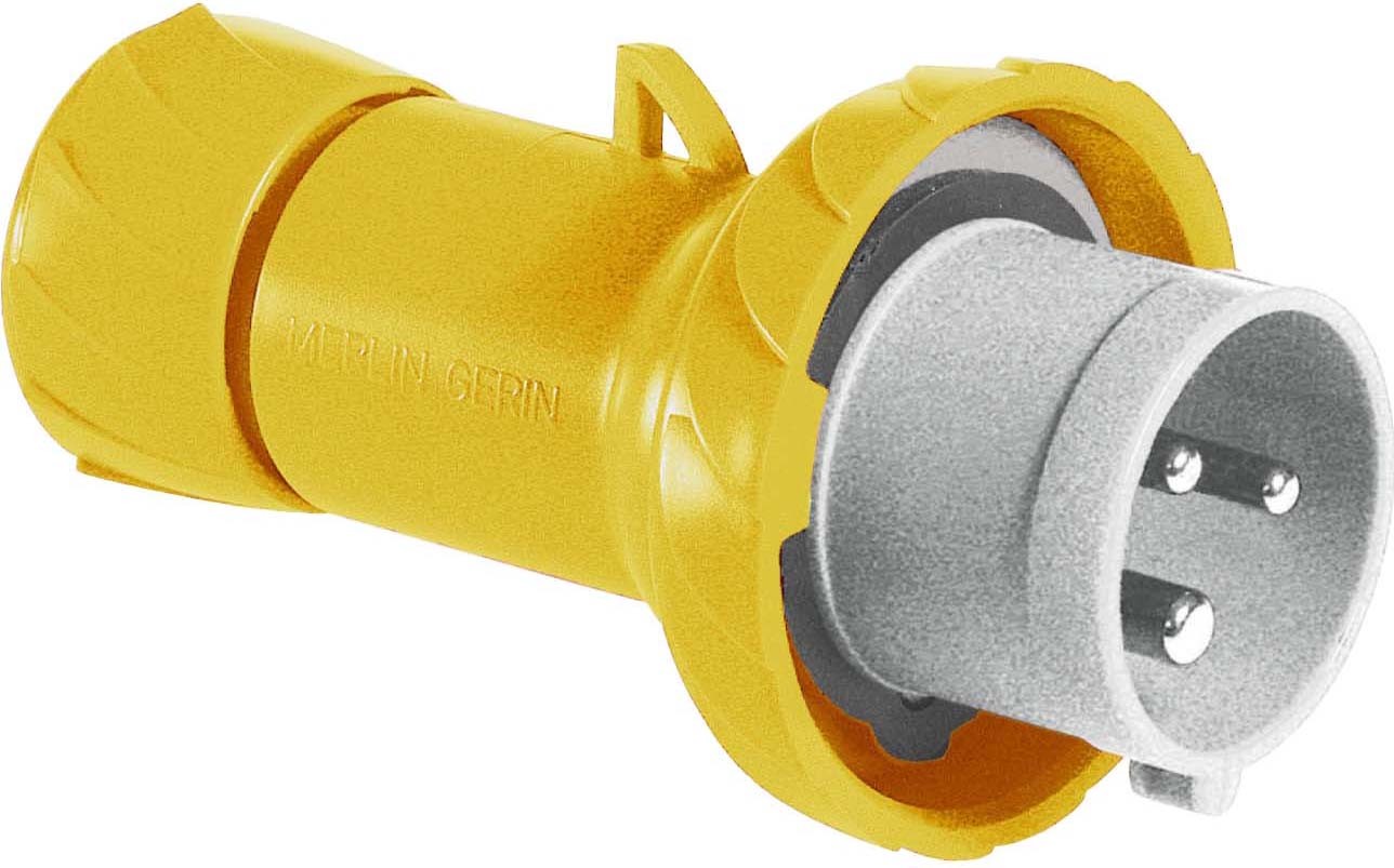 Schneider PKE16M713 CEE Stecker, Schraubklemmen, 16A, 2p+E, 100-130 V AC, IP67