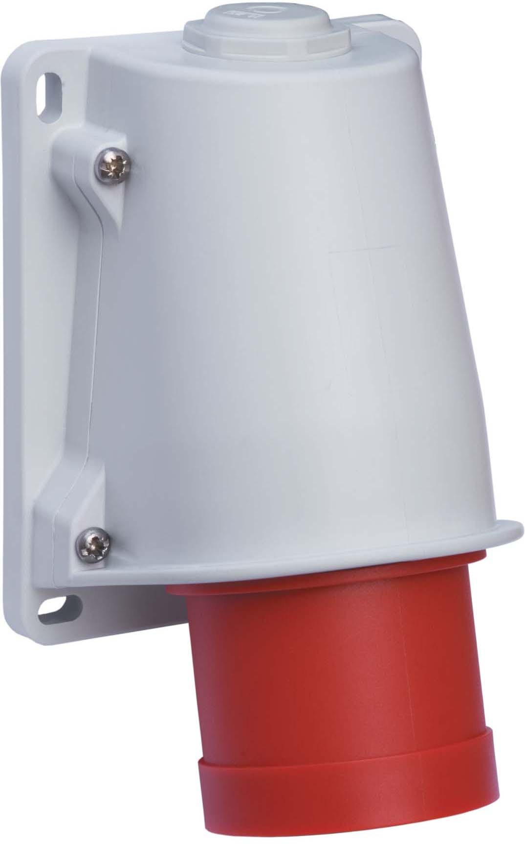 Schneider PKE16W435 CEE Wandgerätestecker Schraubklemmen, 16A, 3p+N+E, 380-415 V AC