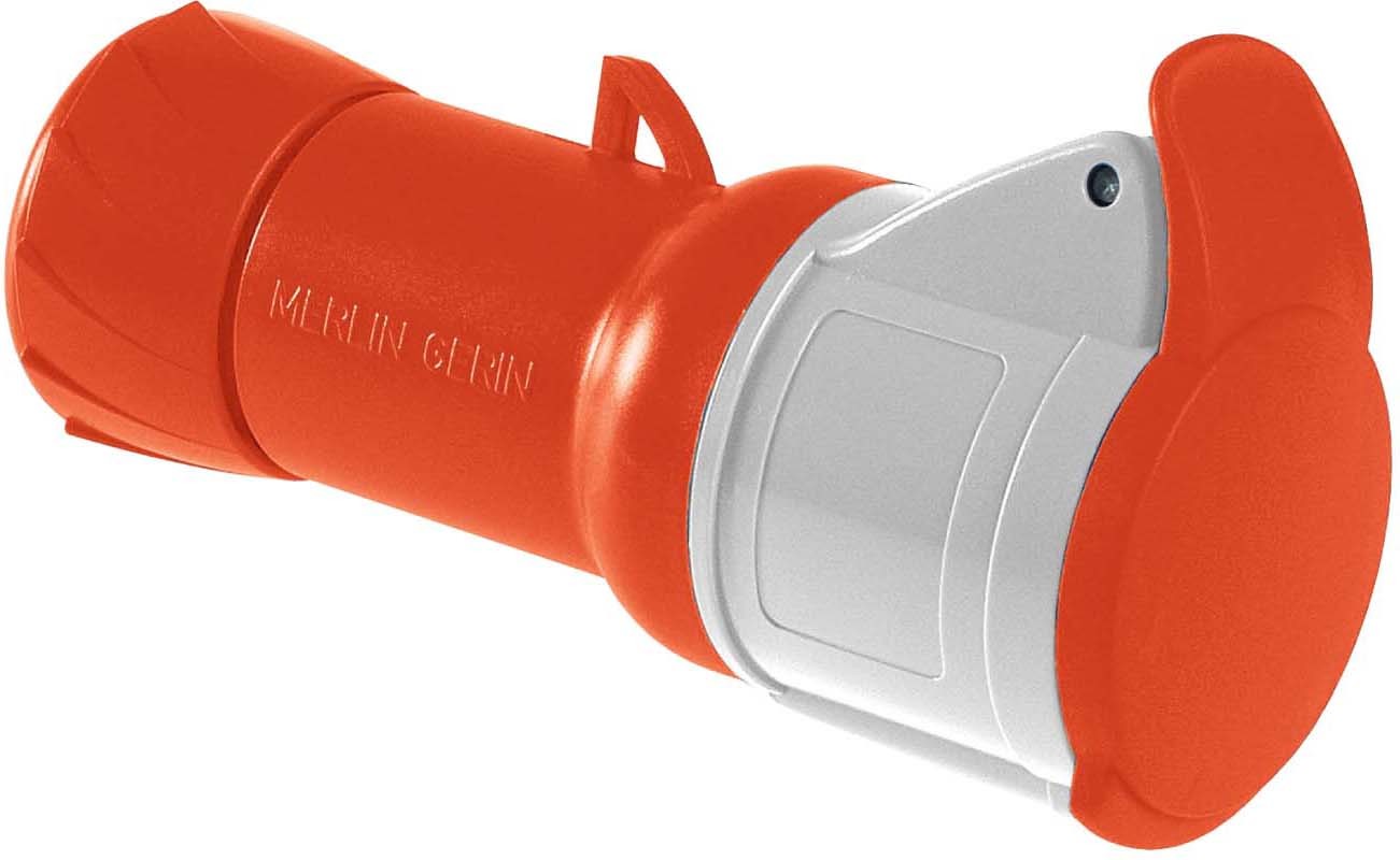 Schneider PKF32M435 CEE Kupplung, Schraubklemmen, 32A, 3p+N+E, 380-415 V AC, IP44