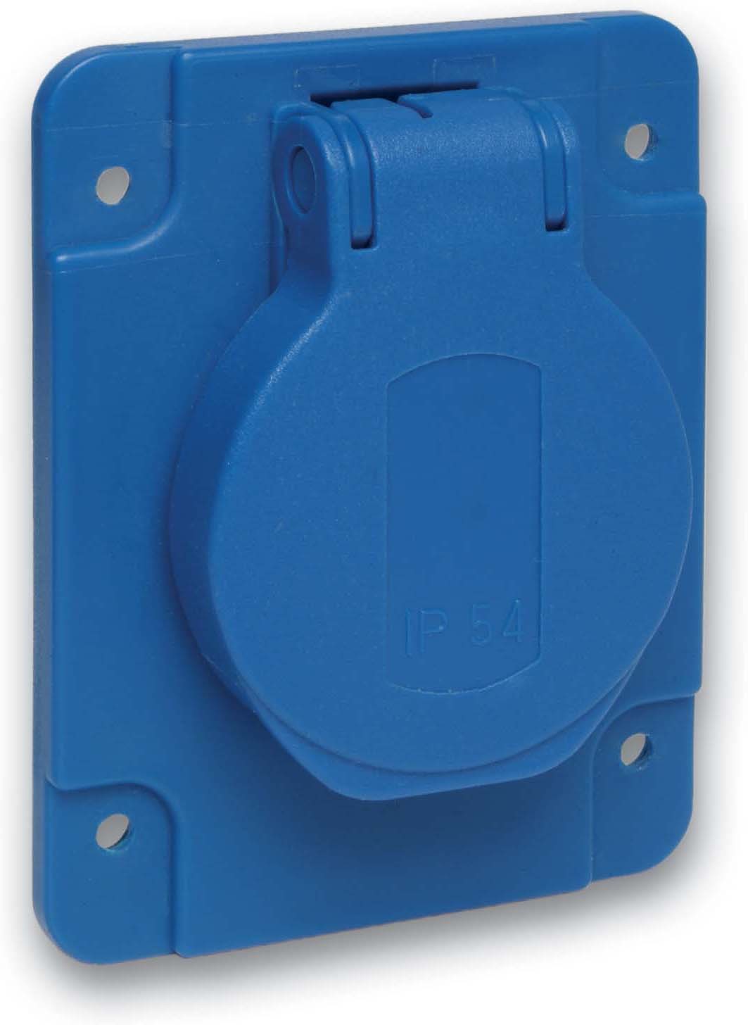 Schneider Electric PKS61B Schukosteckdose blau 2p+E 10/16A 250 V für DE IP54 65x85mm