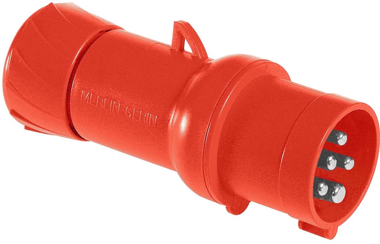 Schneider PKX16M435 CEE Stecker, Schneidklemmen, 16A, 3p+N+E, 380-415 V AC, IP44