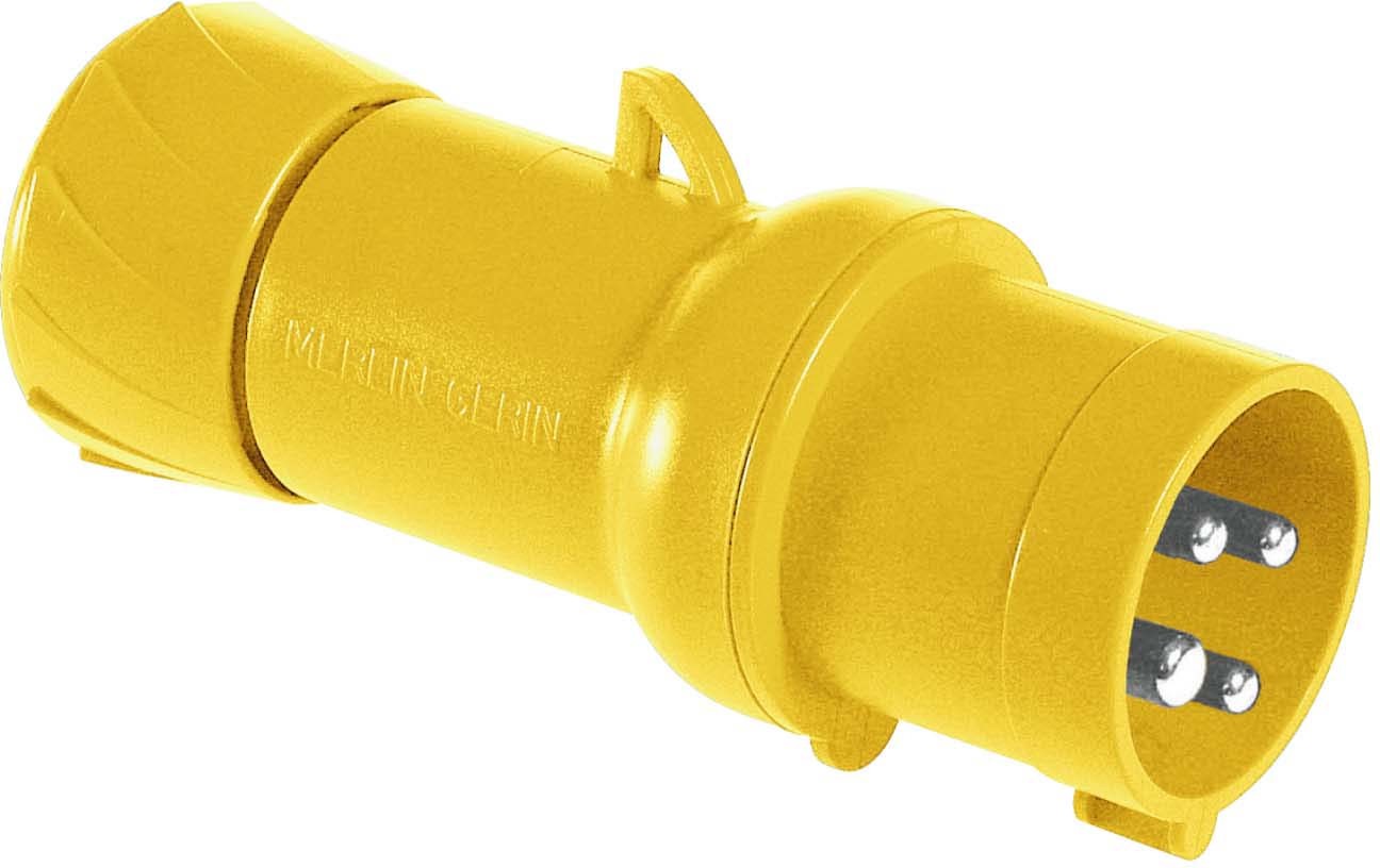 Schneider Electric PKX32M414 CEE Stecker Schneidklemmen 32A 3-polig +E 100-130 V AC IP44