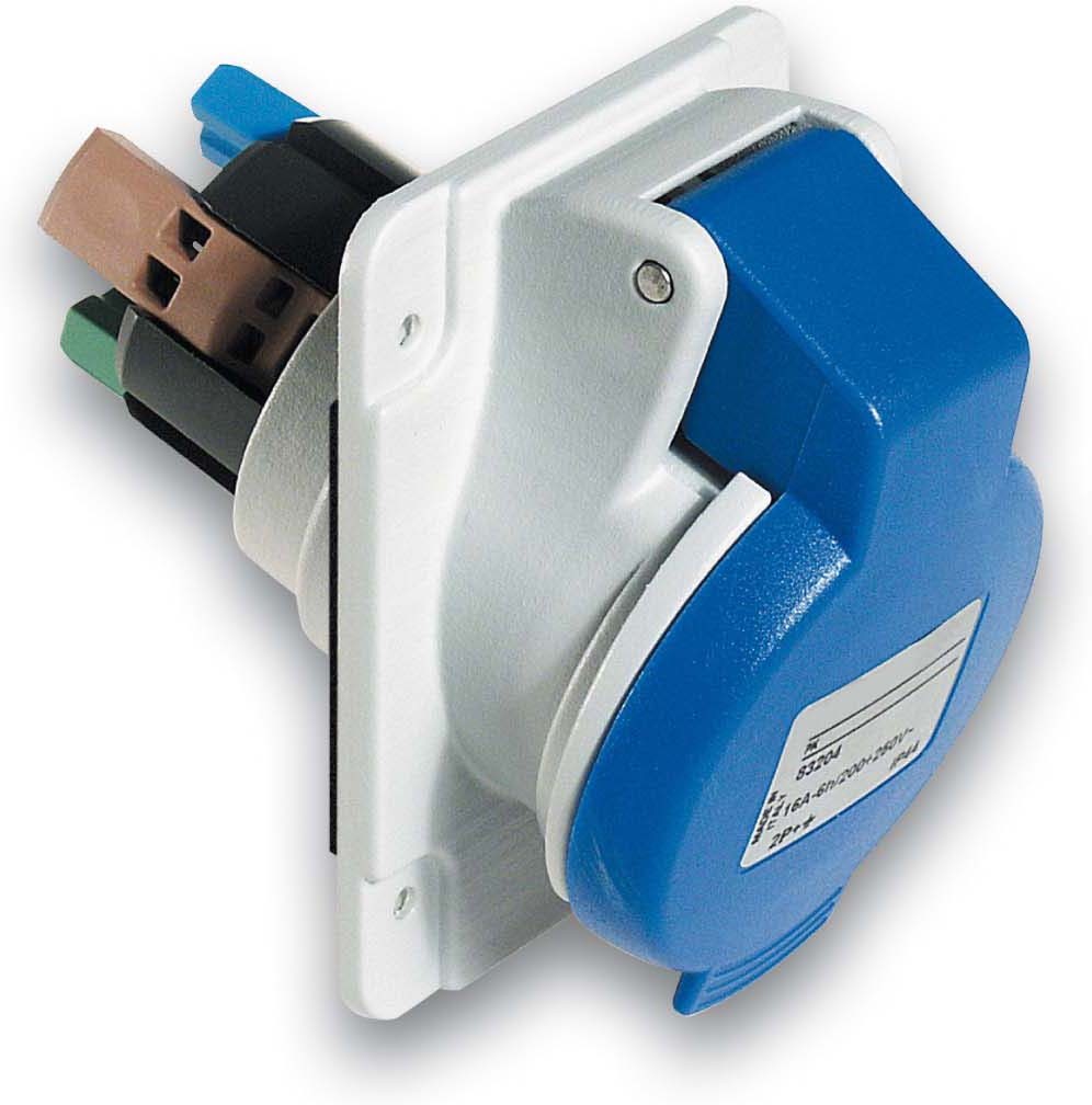 Schneider Electric PKY32F424 CEE Anbausteckdose Schneidklemmen 32A 3-polig +E 200-250 V AC