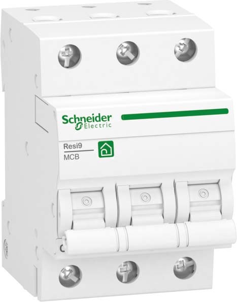 Schneider R9F24340 Leitungsschutzschalter Resi9 3P, 40A, C Charakteristik, 6kA