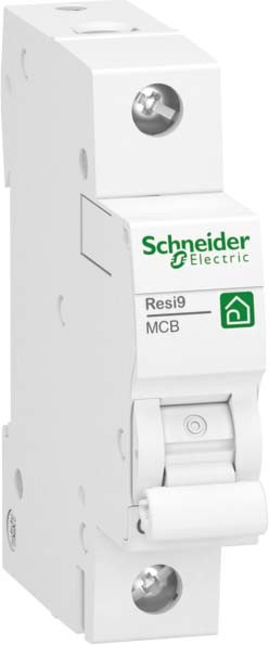 Schneider R9F28110 Leitungsschutzschalter Resi9 1P, 10A, C Charakteristik, 10kA